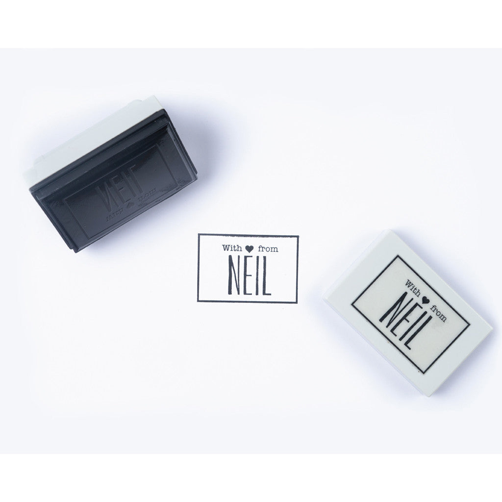 Stamp your Name - With Love From