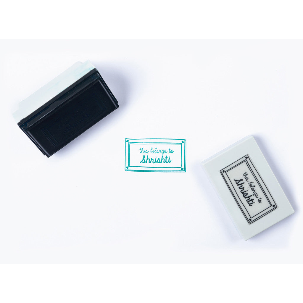 Stamp your Name - This Belongs To