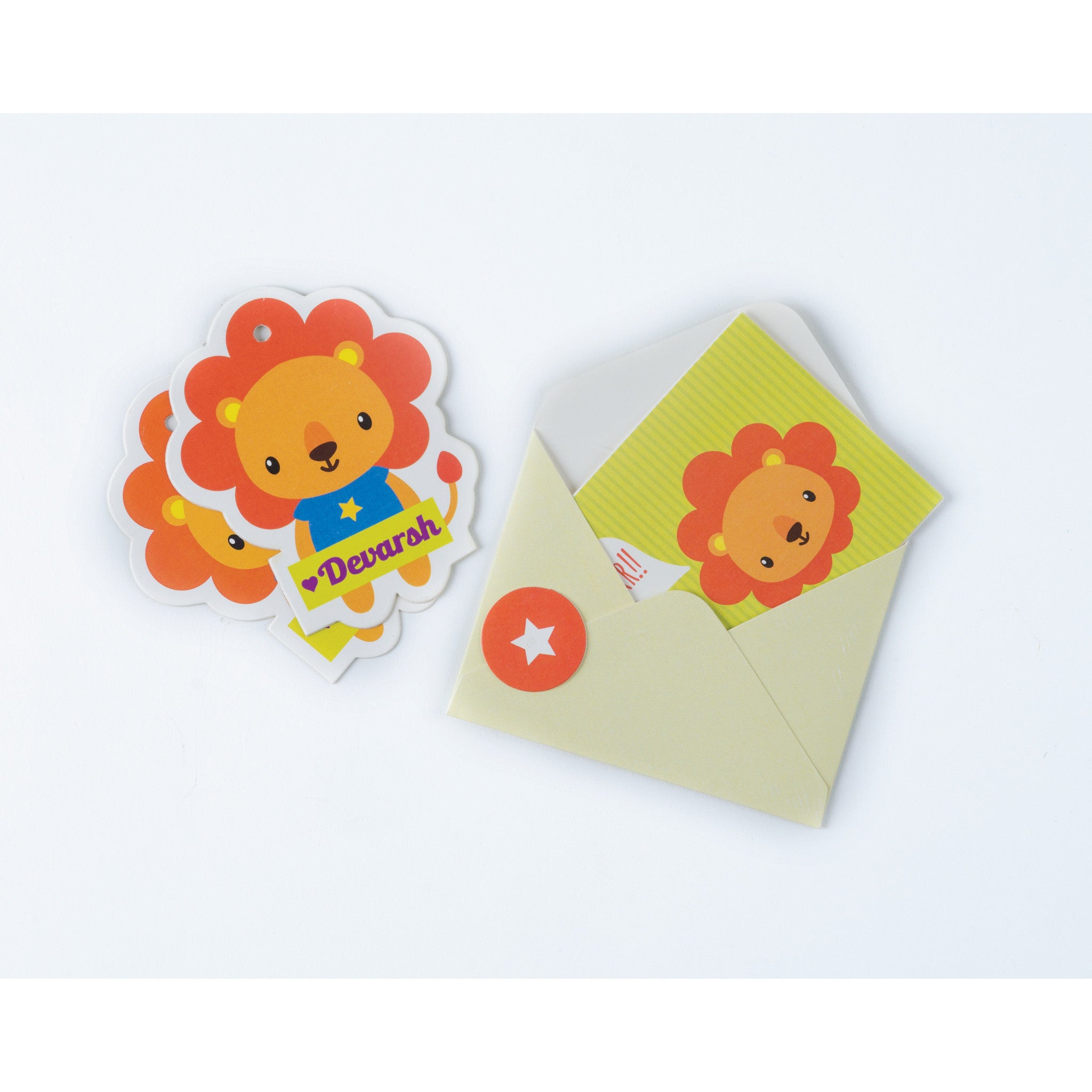 Stationery for the Little Ones - Lion