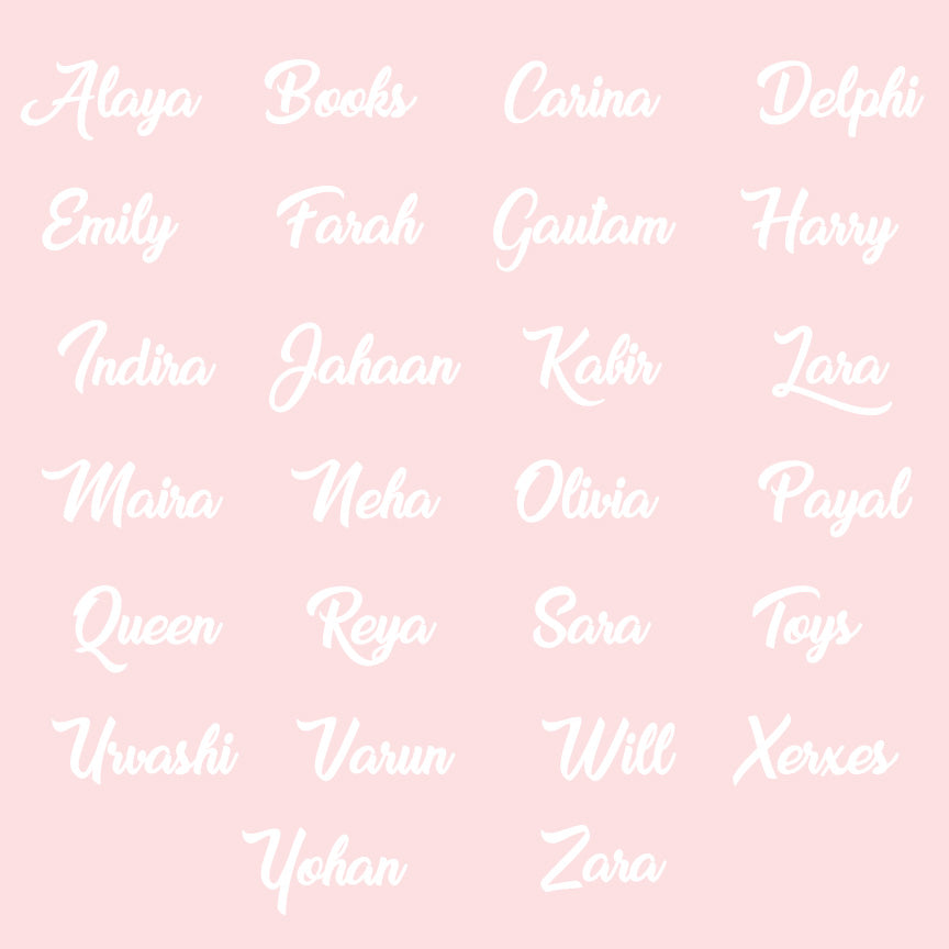 Personalized Storage Box - Bow Theme