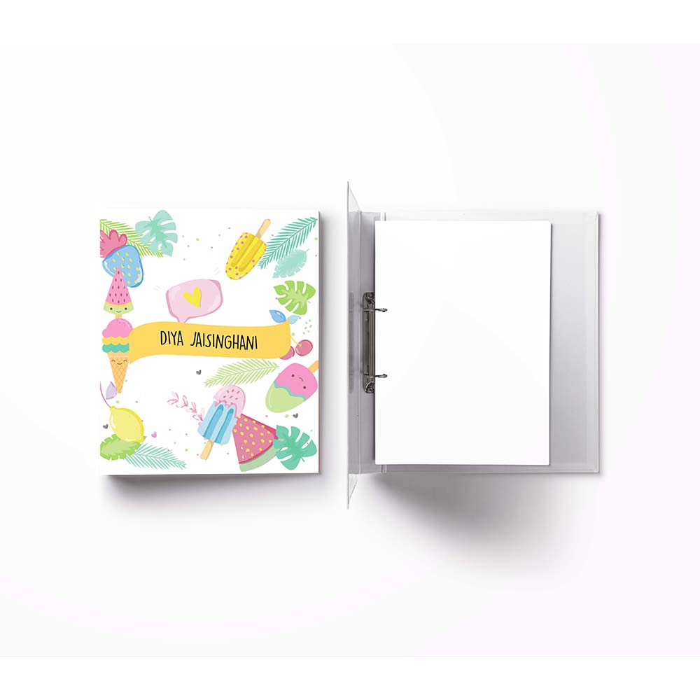Summer Love - A4 Vertical Clip Binder File