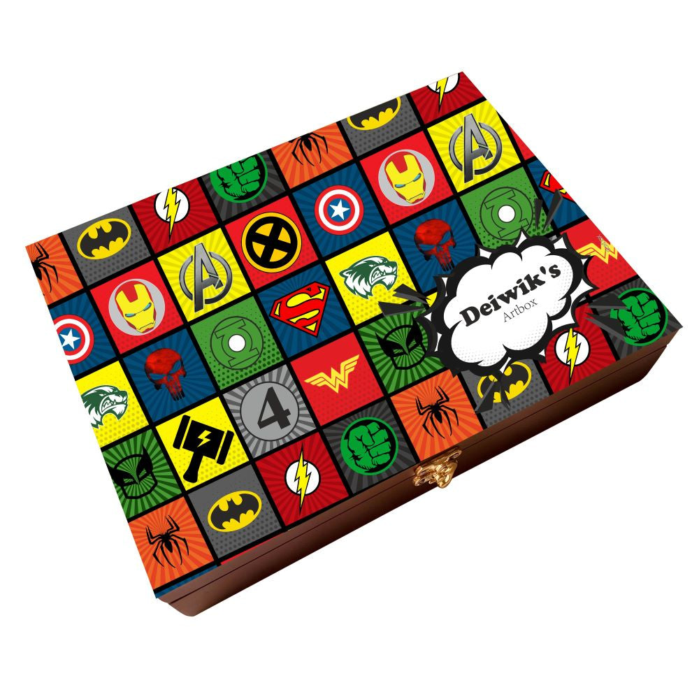 Personalised Artbox - Superhero