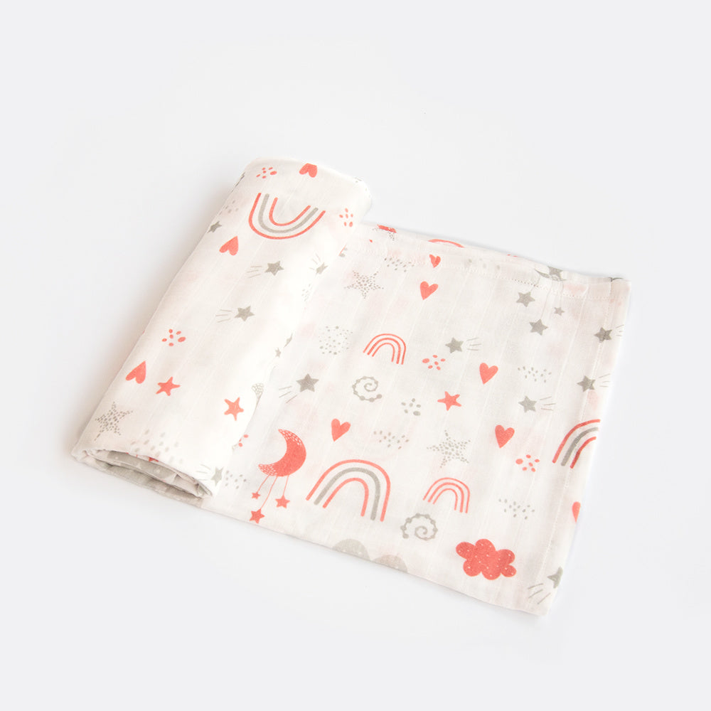 Magical Rainbows & Crowns - Organic Luxury Swaddles Set