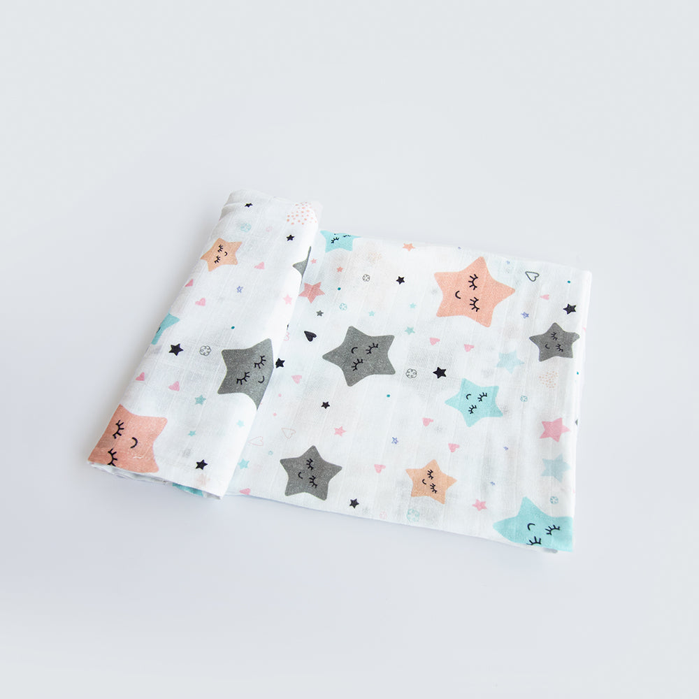 Twinkly Stars & Fairy Dust - Organic Luxury Swaddles Set