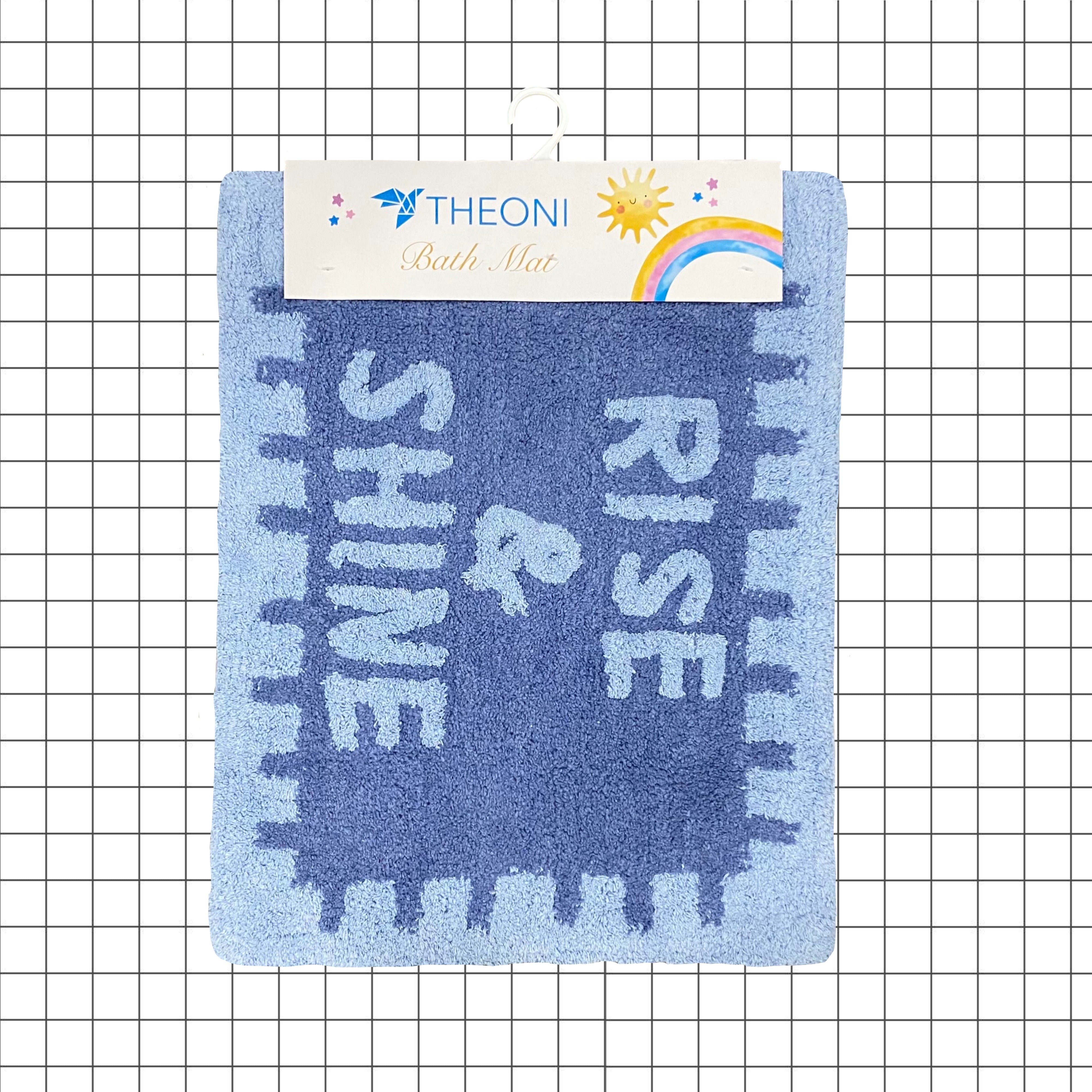 Theoni Cotton Rise & Shine Bath Mat Super  Soft Cozy Durable.Thick Bath Rug Easier To Dry,Anti Skid & Watwe Absorbent-48Cm X 61Cm.