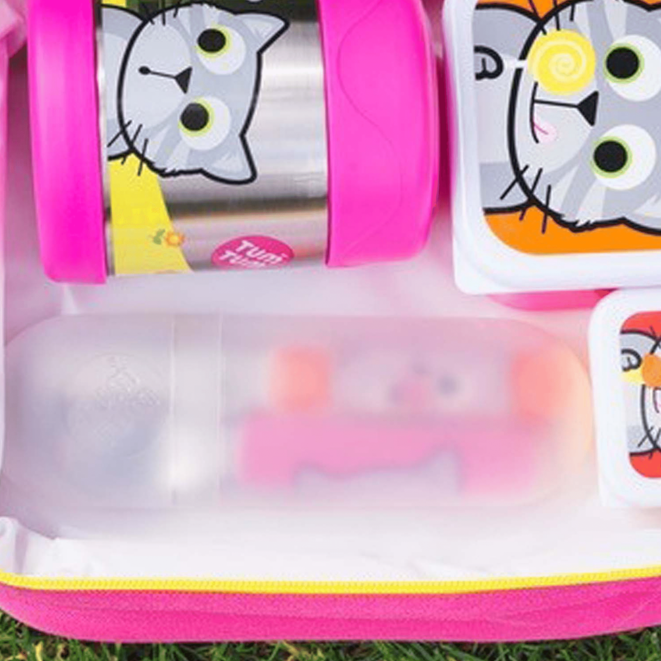 TUM TUM Easy Scoop Children's Cutlery Set With Travel Case - Bluebell