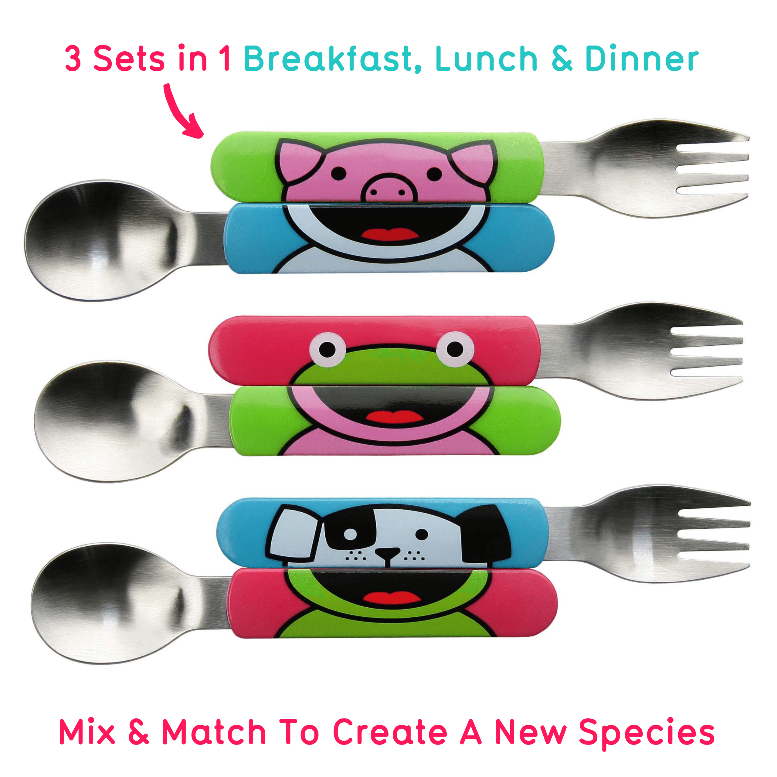 TUMTUM All Day Cutlery Set - 6 Pieces
