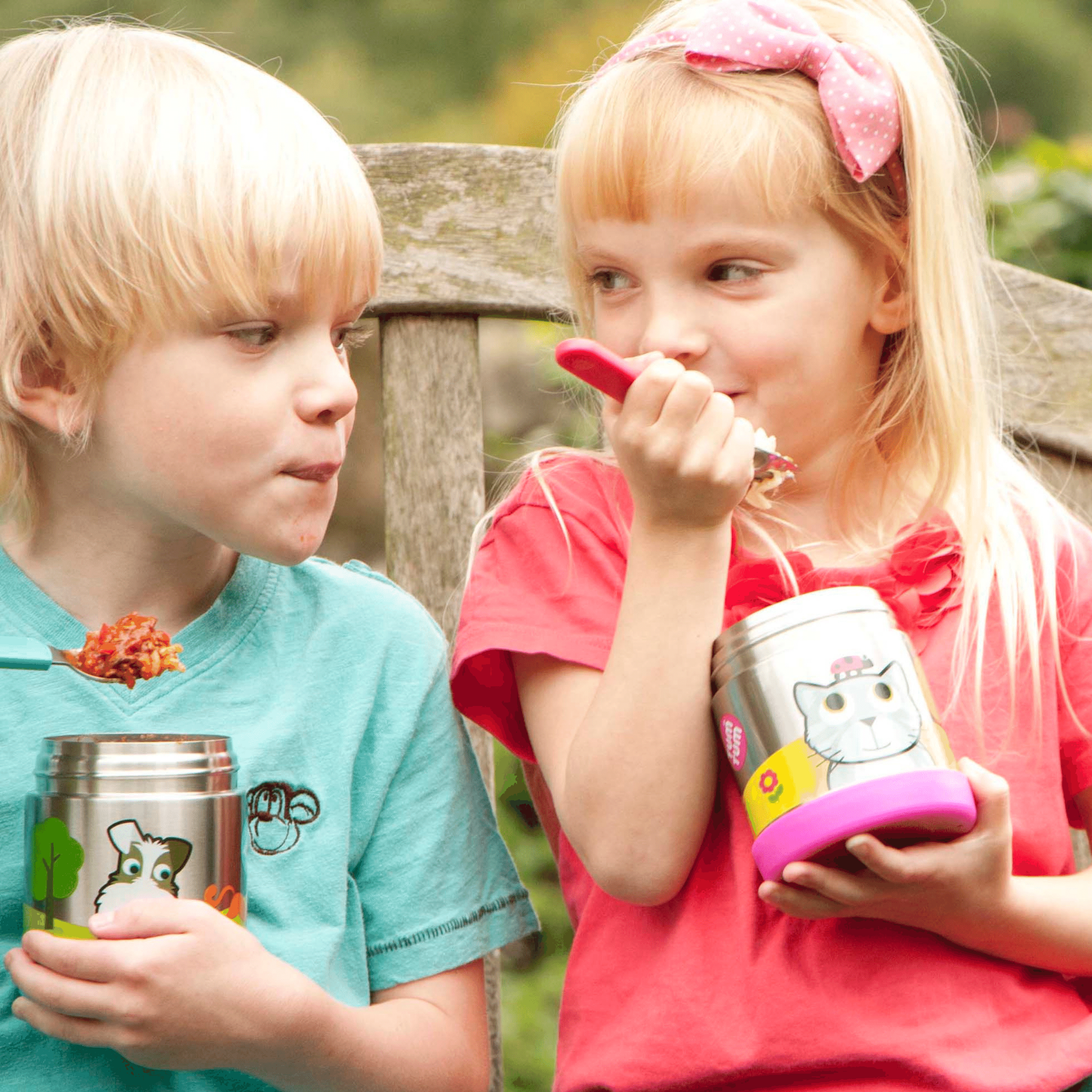 TUM TUM Thermal Food Flask - Bluebell