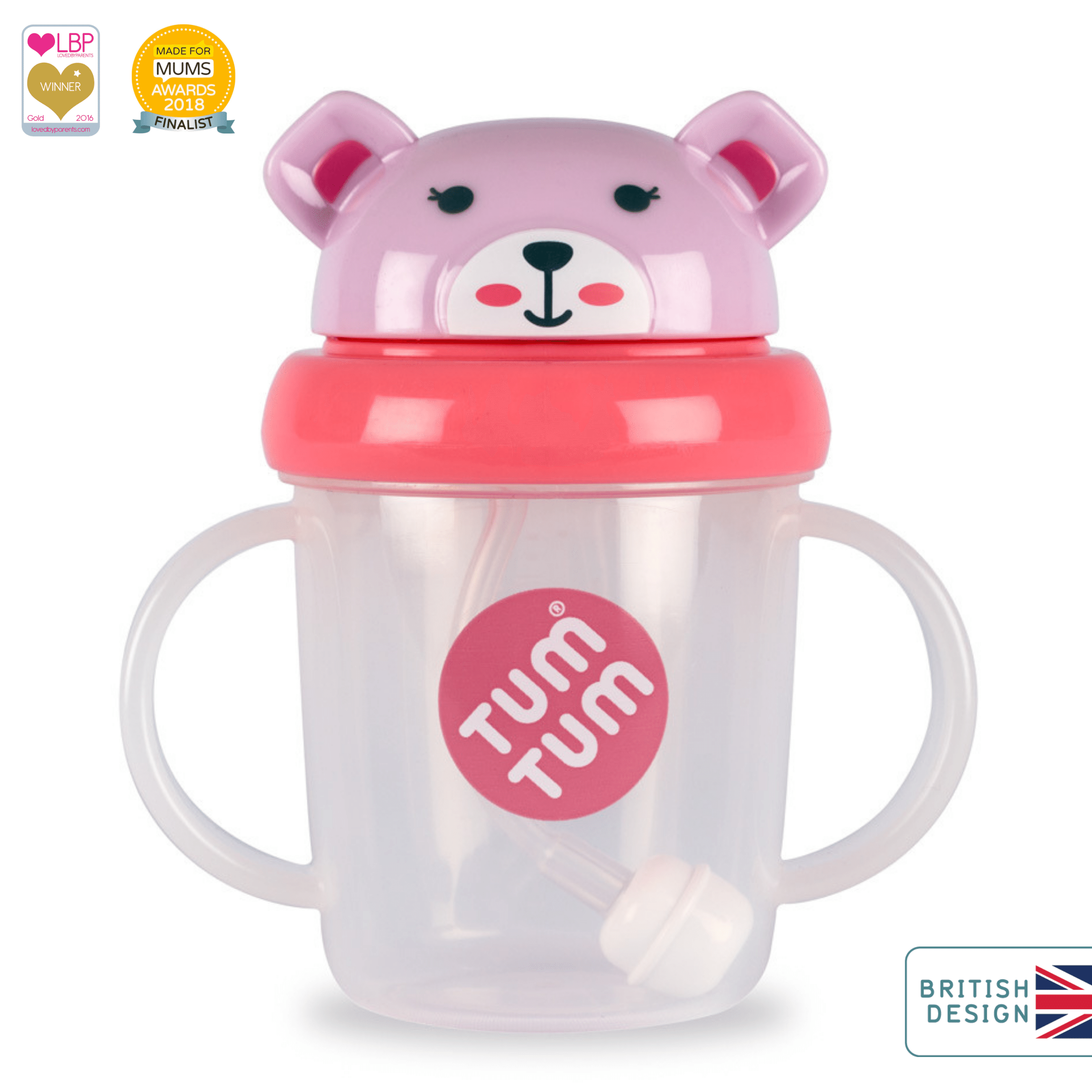 TUM TUM Tippy Up Sippy Cup - Betsy Bear