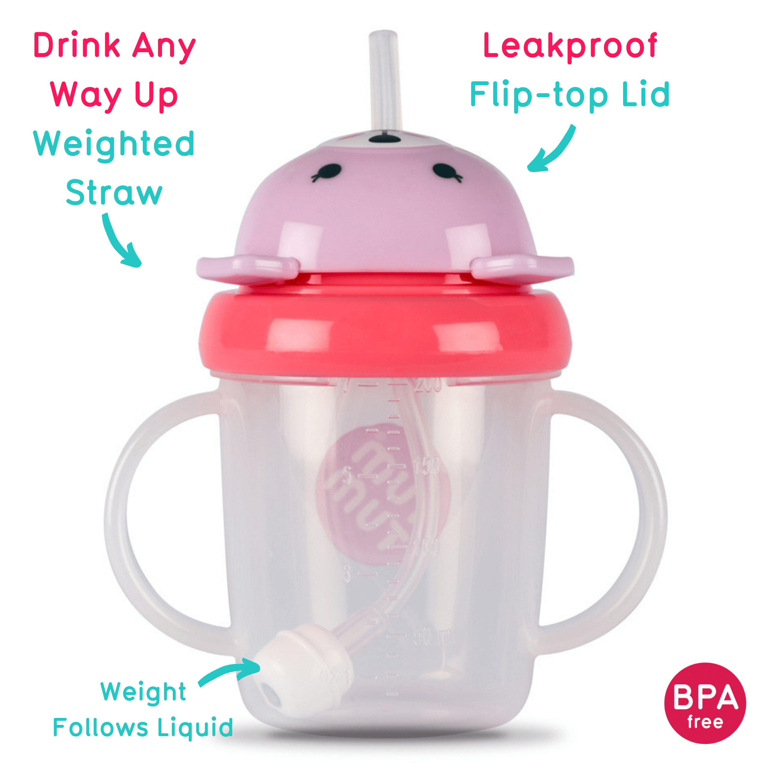 TUM TUM Tippy Up Sippy Cup - Betsy Bear