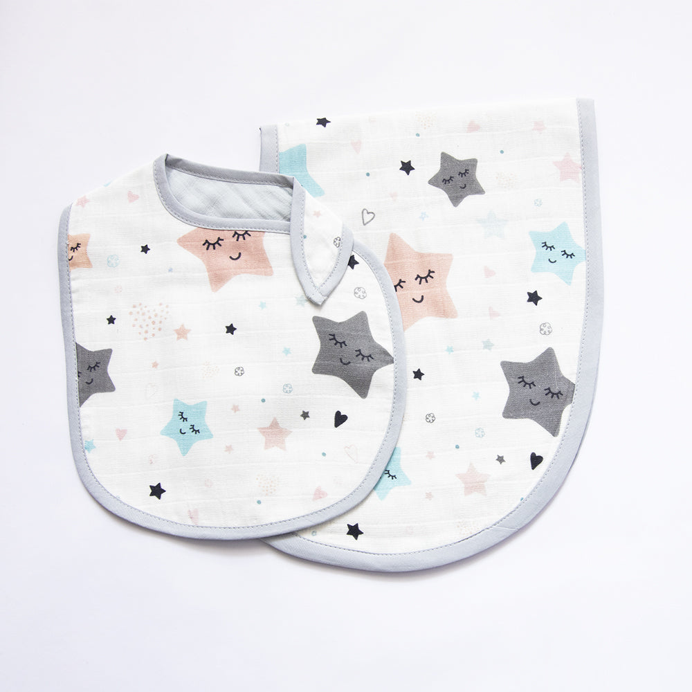 TWINKLY STARS, MAGICAL RAINBOWS MUSLINS (Set of 6)