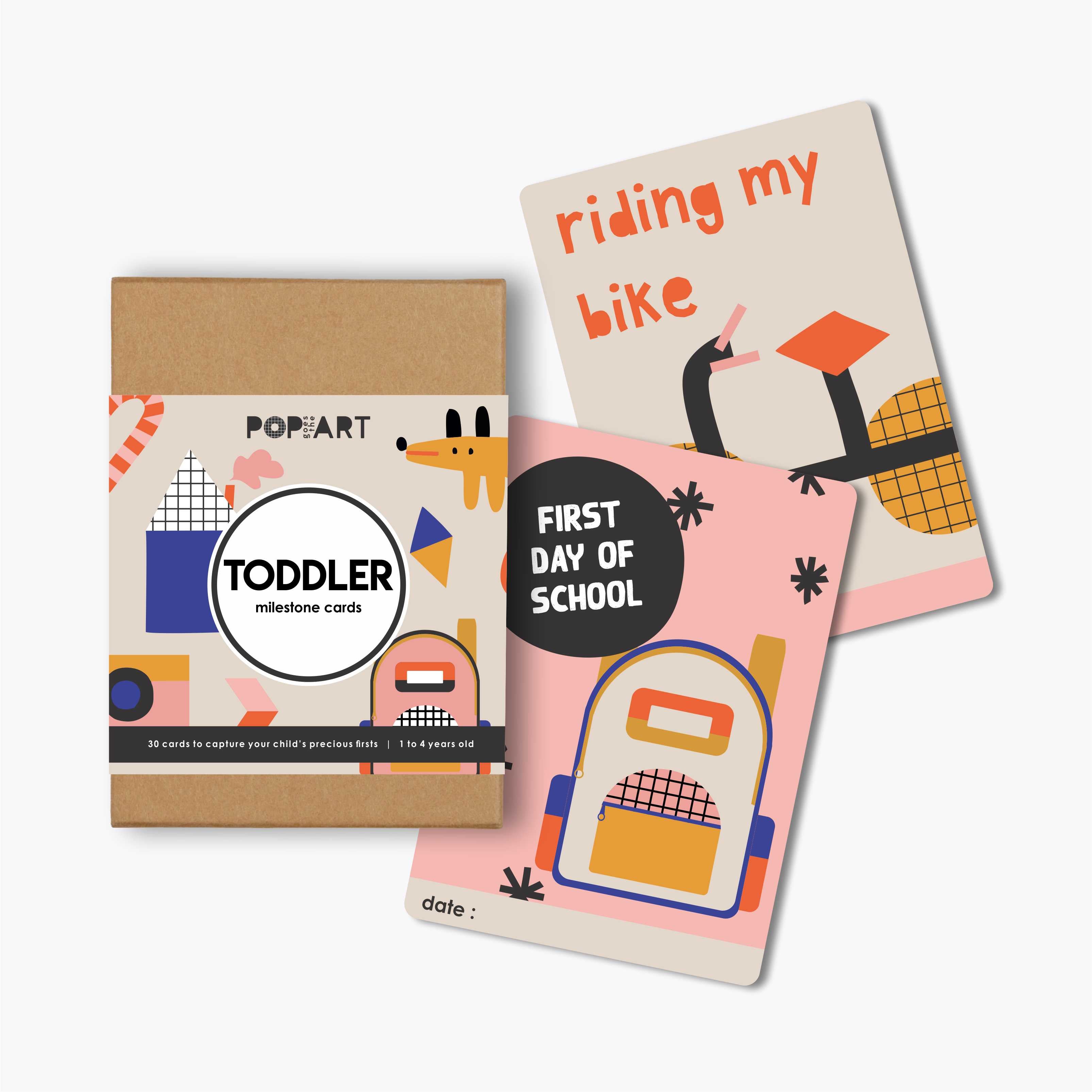 Mini Milestone Cards | Toddler