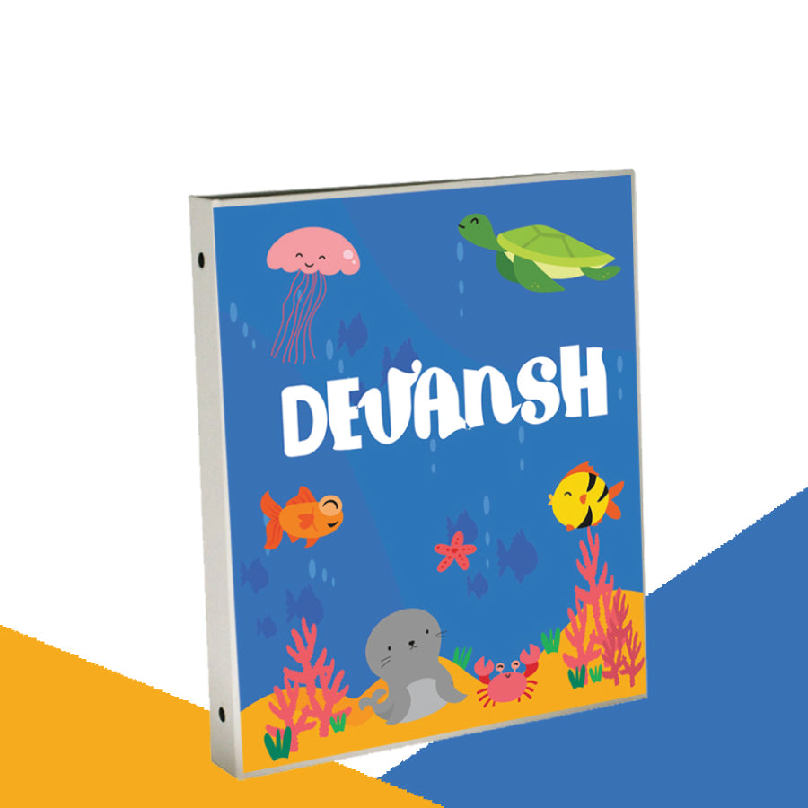 Personalised Binder - Underwater