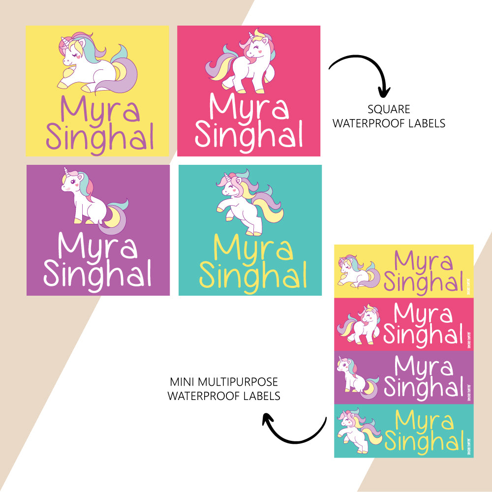 Waterproof Name Stickers