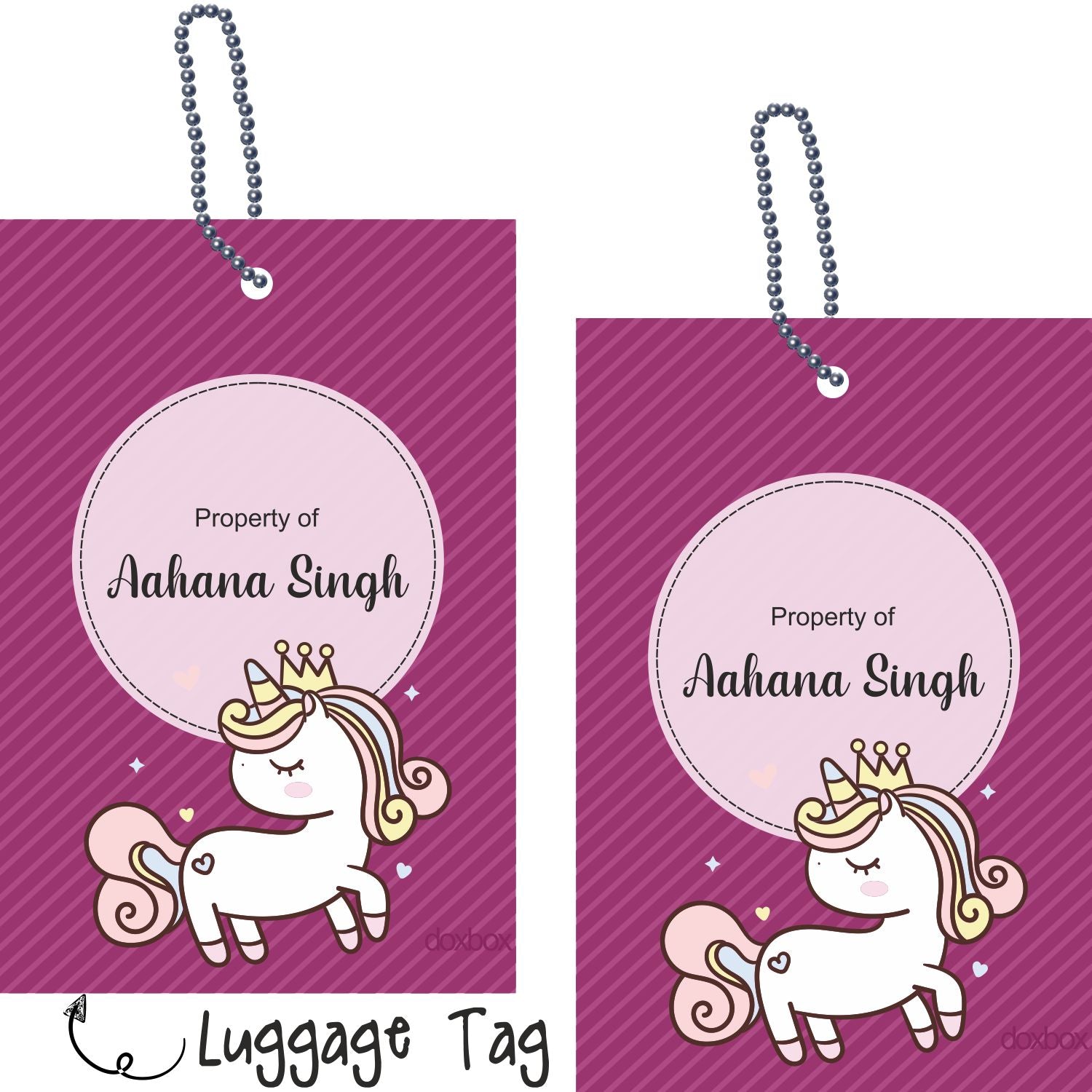 Luggage Tags - Unicorn 2