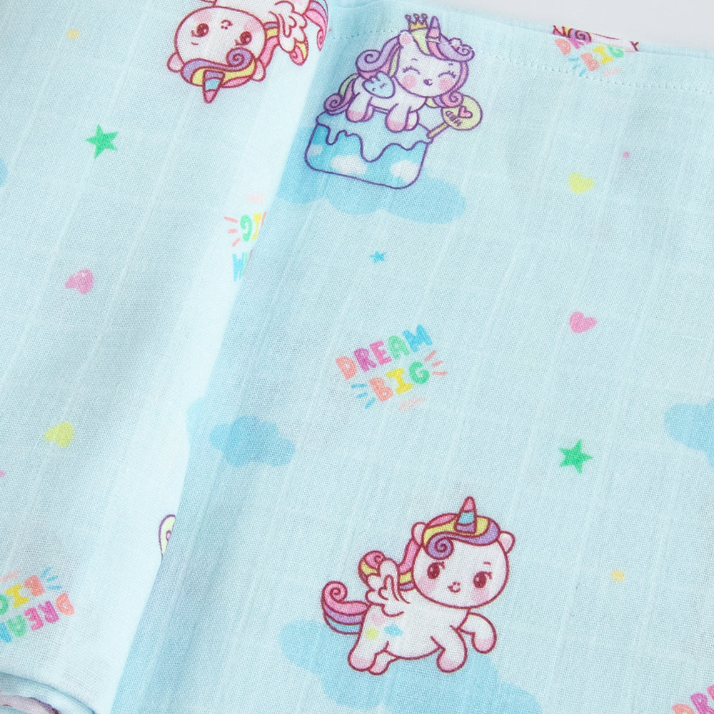 Unicorn Dreams - Organic Luxury Swaddle