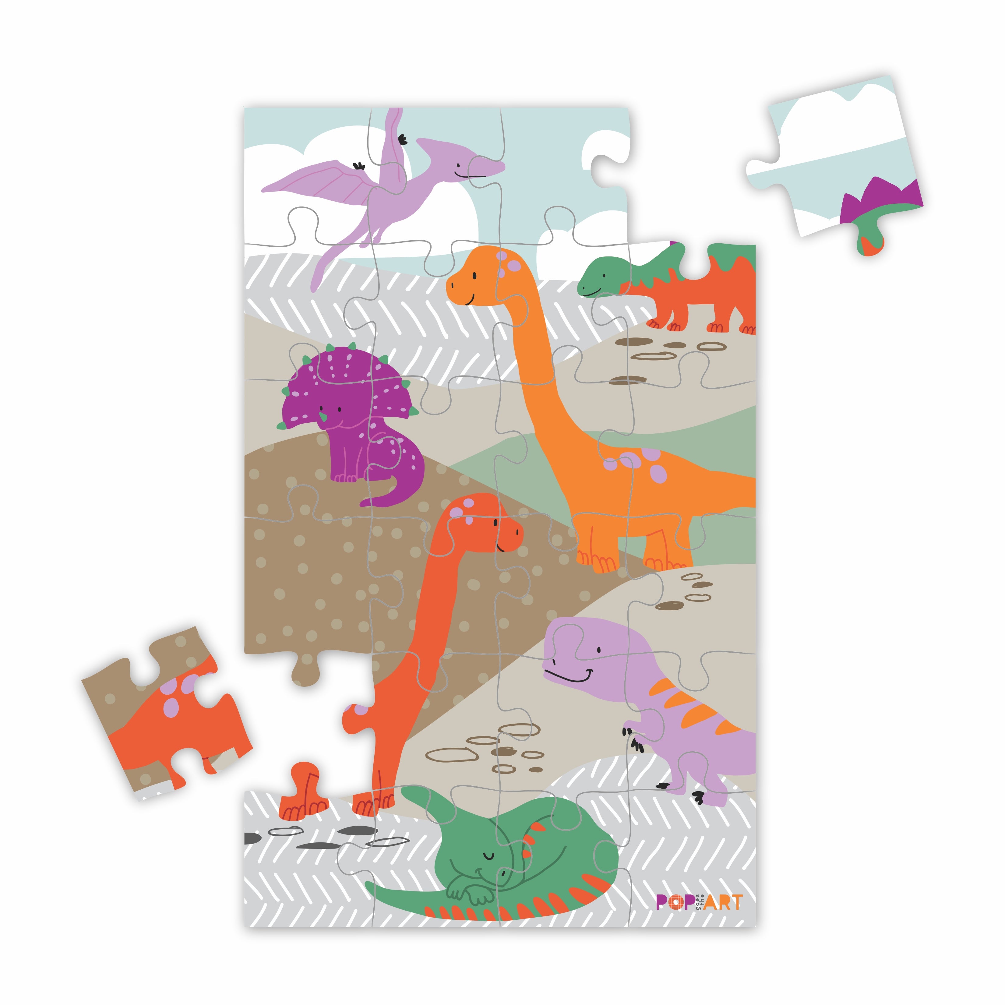 Reversible Puzzle | Unicorns and Dinosaurs