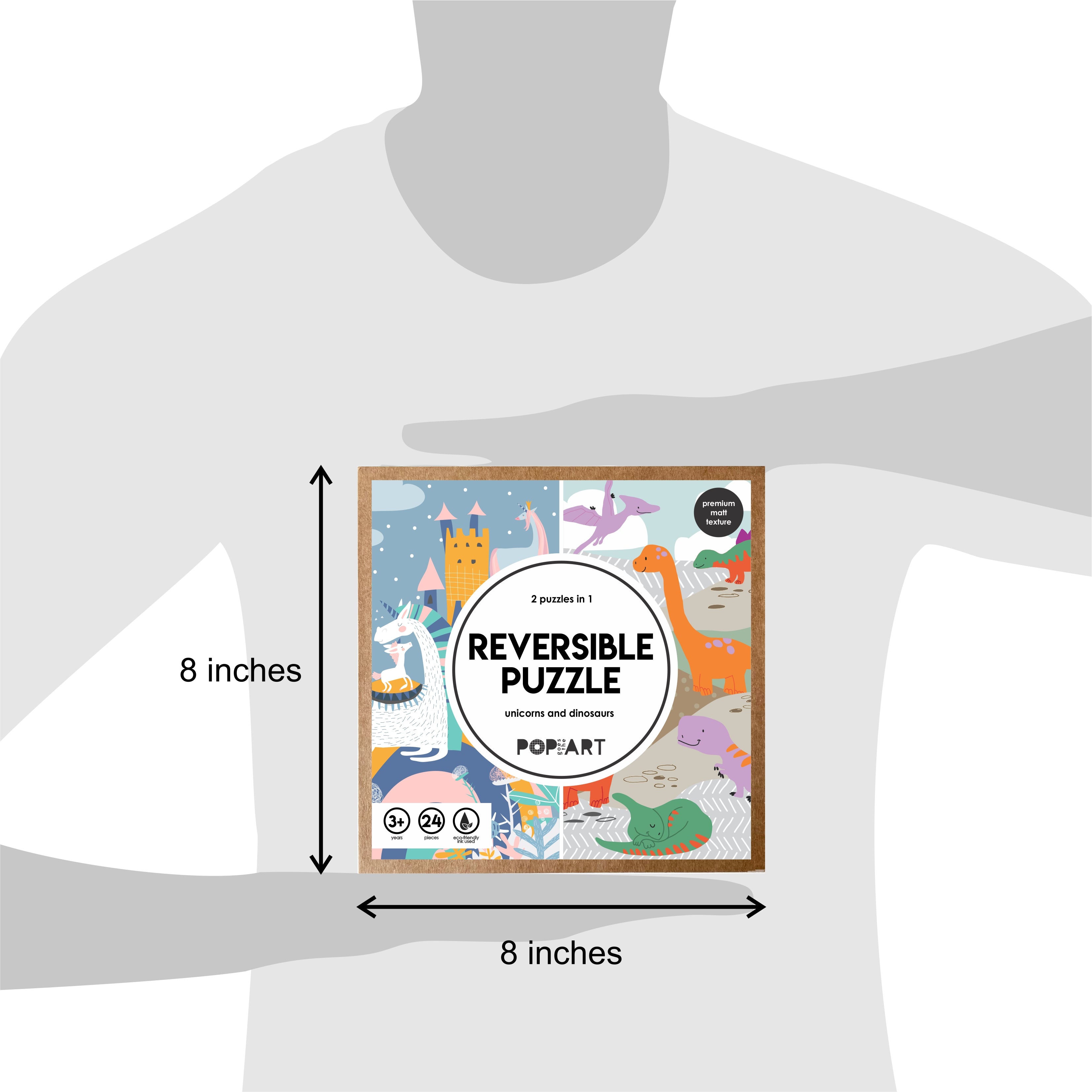 Reversible Puzzle | Unicorns and Dinosaurs