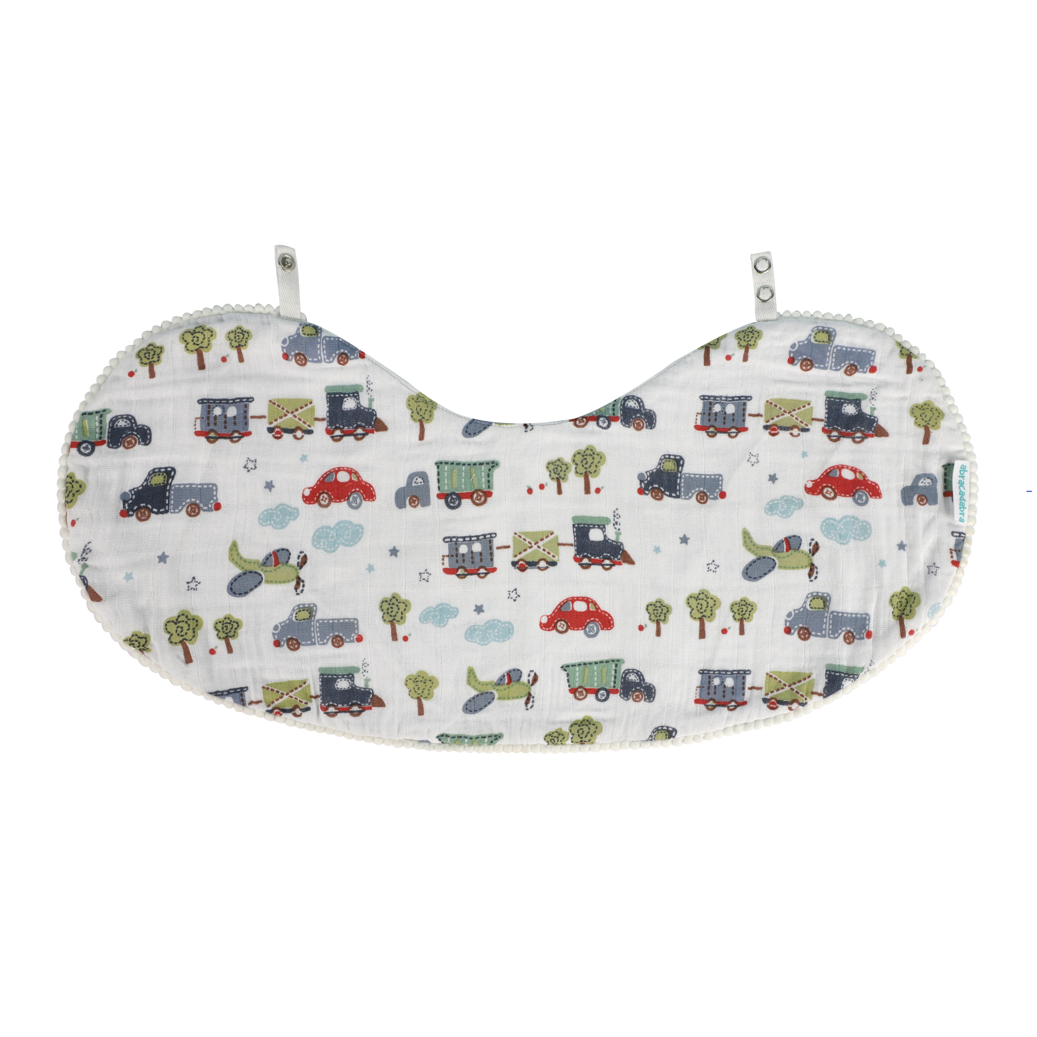Abracadabra 2 in 1 Reversible Bib & Burp Pad - Transport