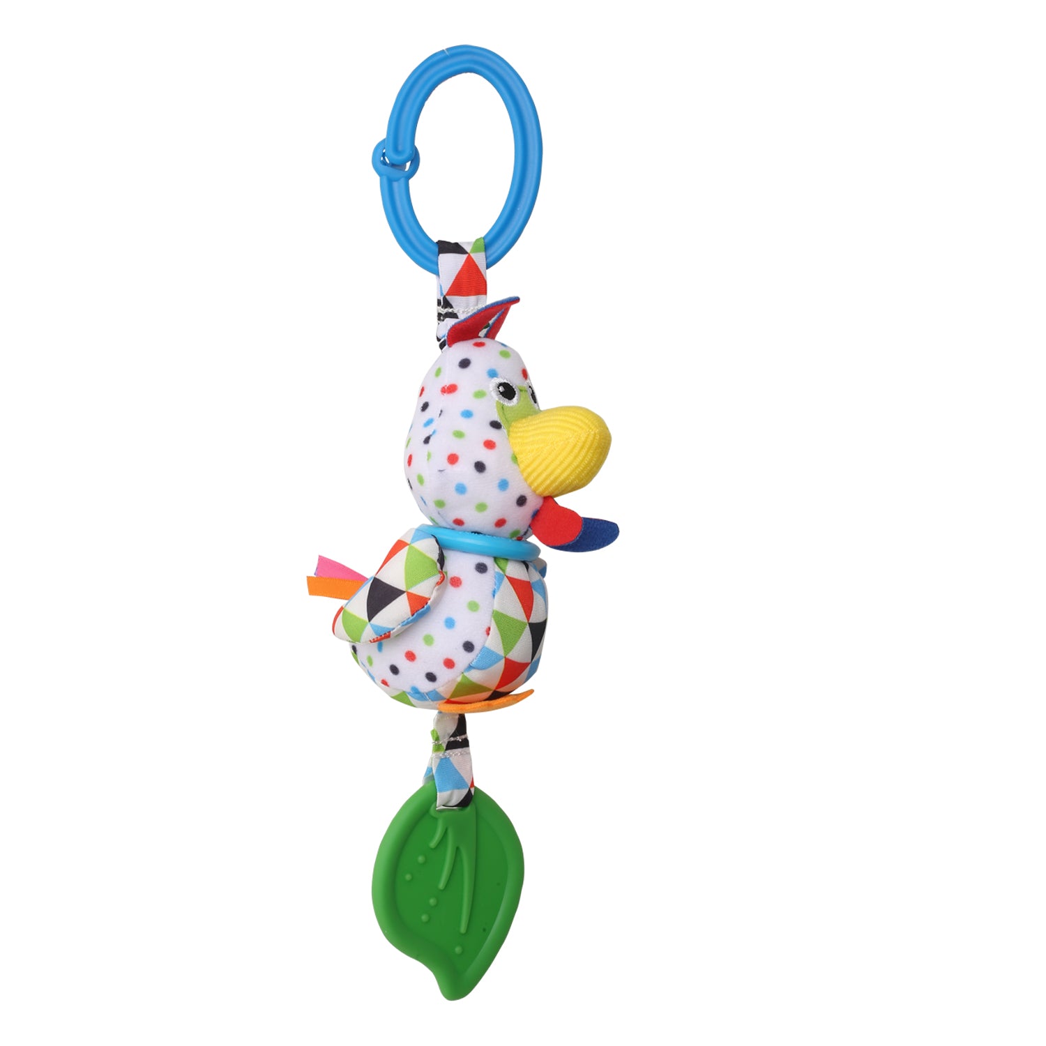 Baby Moo Chicken White Hanging Toy With Vibrations With Teether