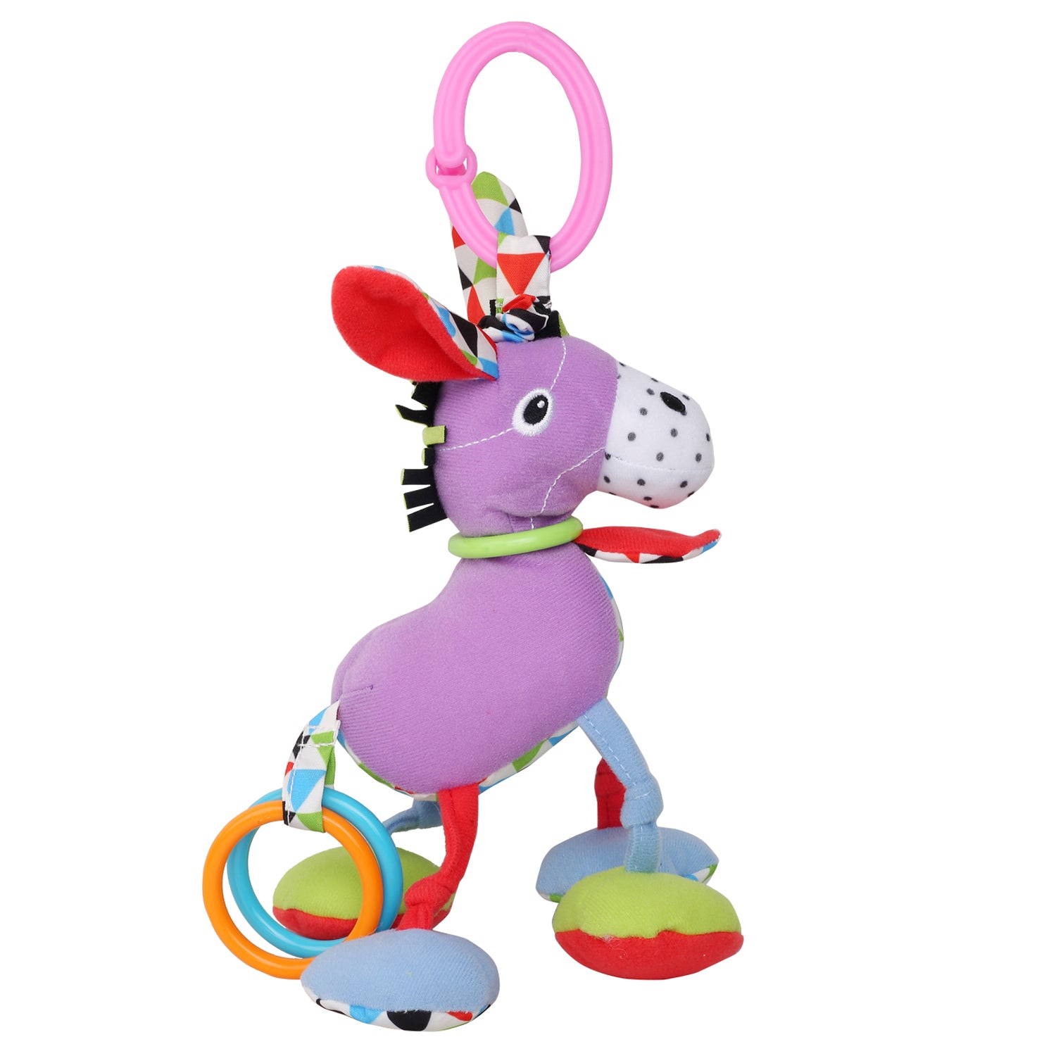 Baby Moo Donkey Purple Hanging Toy With Vibrations