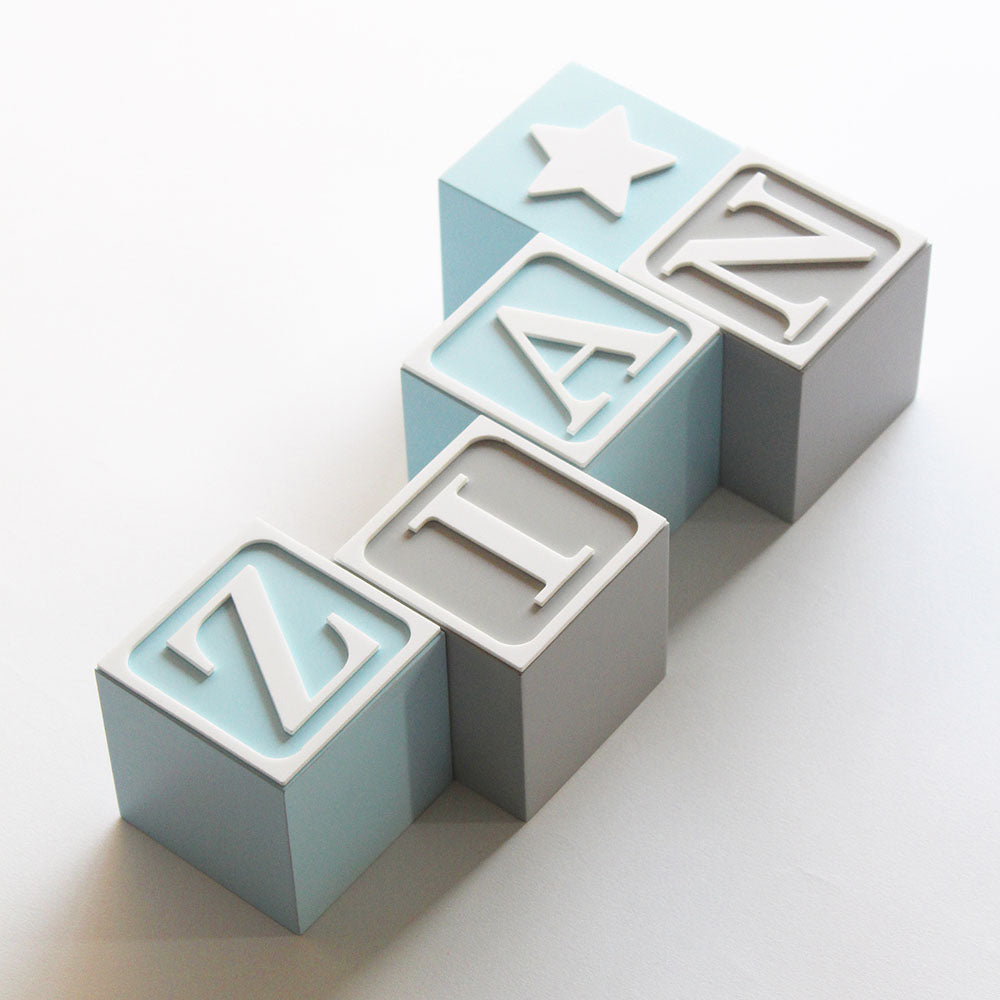 Name Blocks, Vintage
