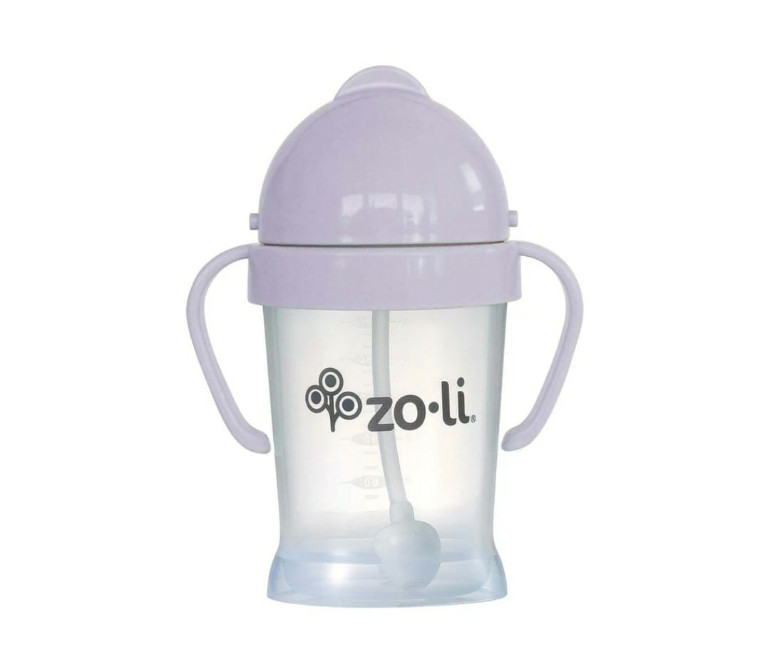 ZoLi BOT Straw Sippy Cup - Red