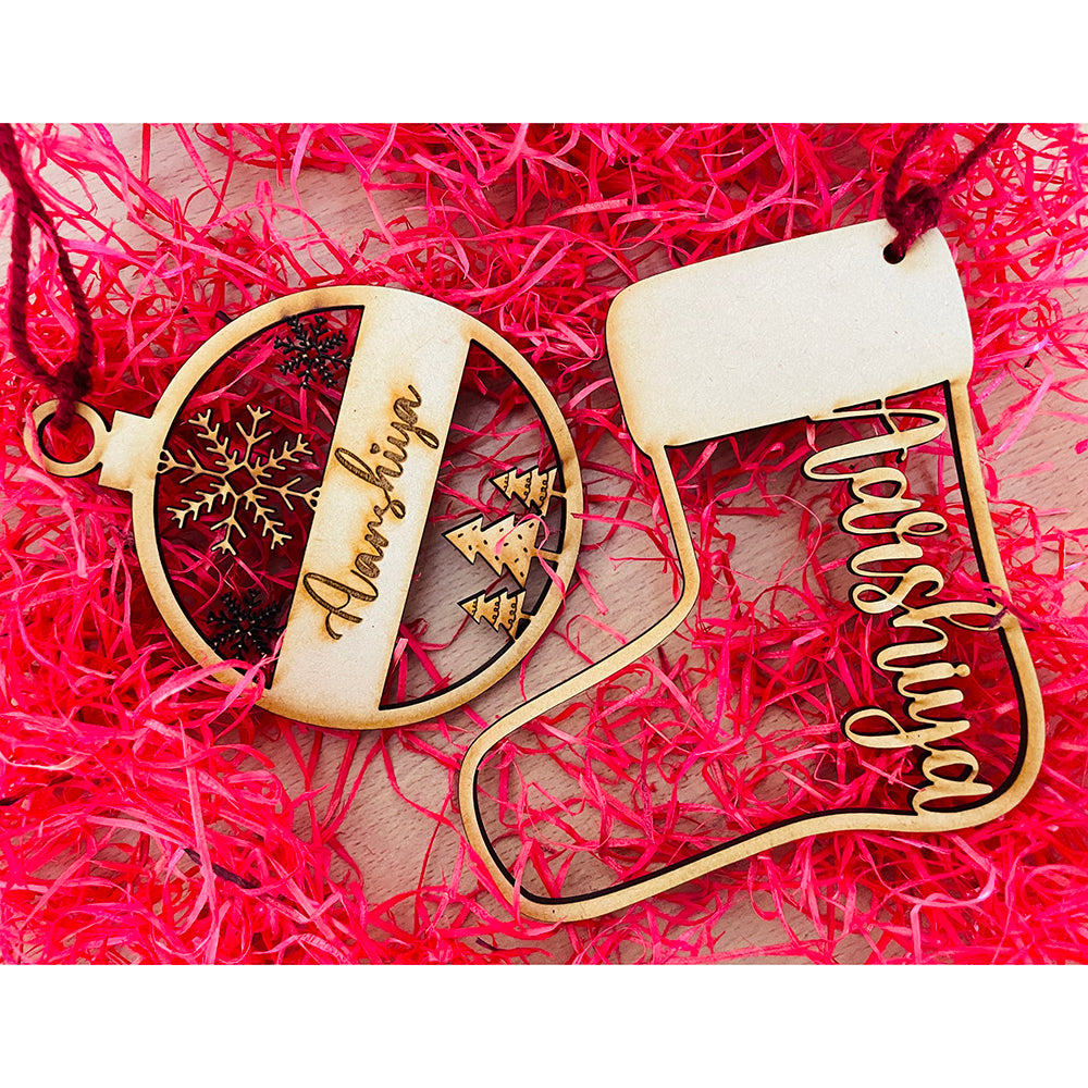 Christmas Diy Ornaments - Personalised
