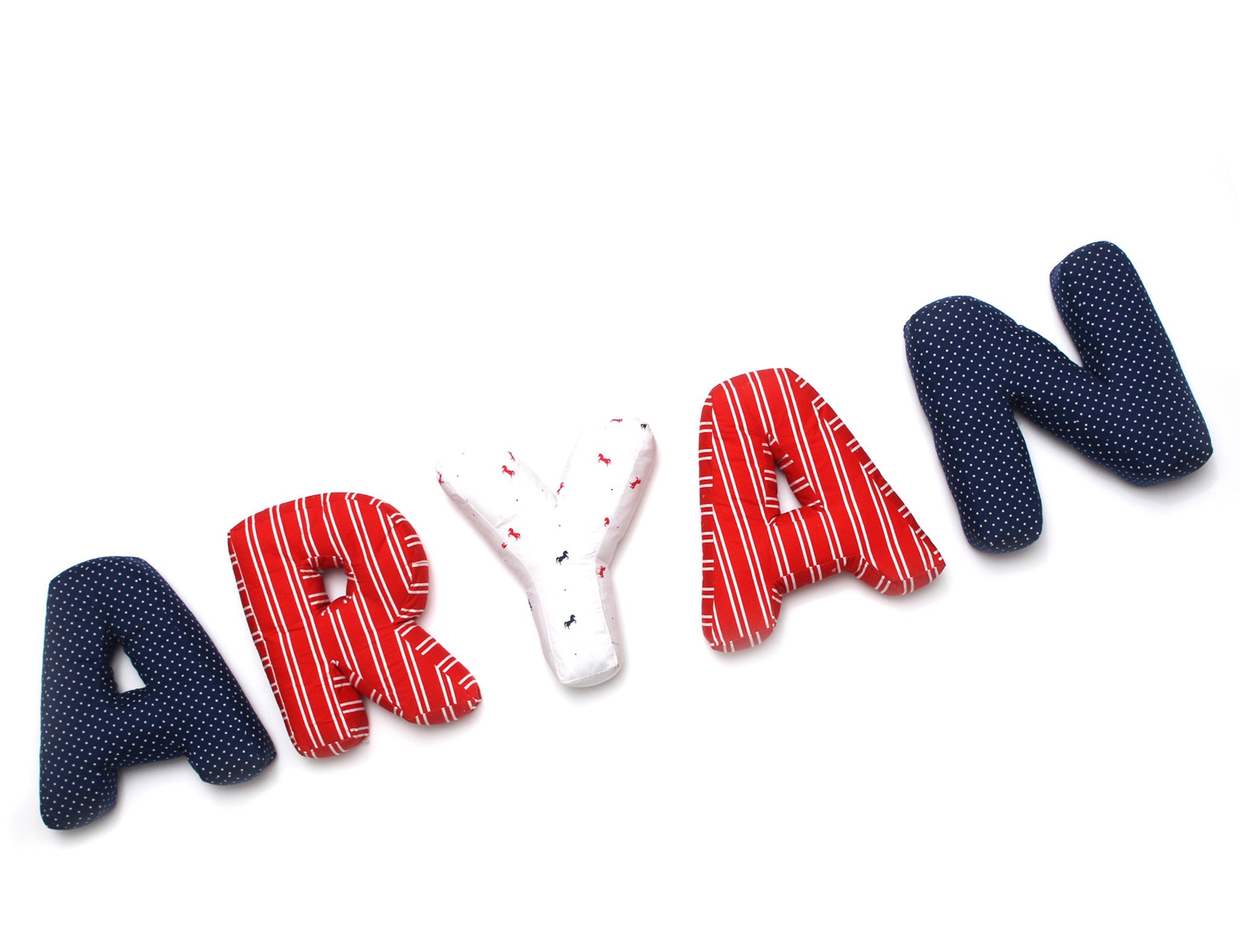 Personalised Letter Pillows - Kids Decor - My Baby Babbles