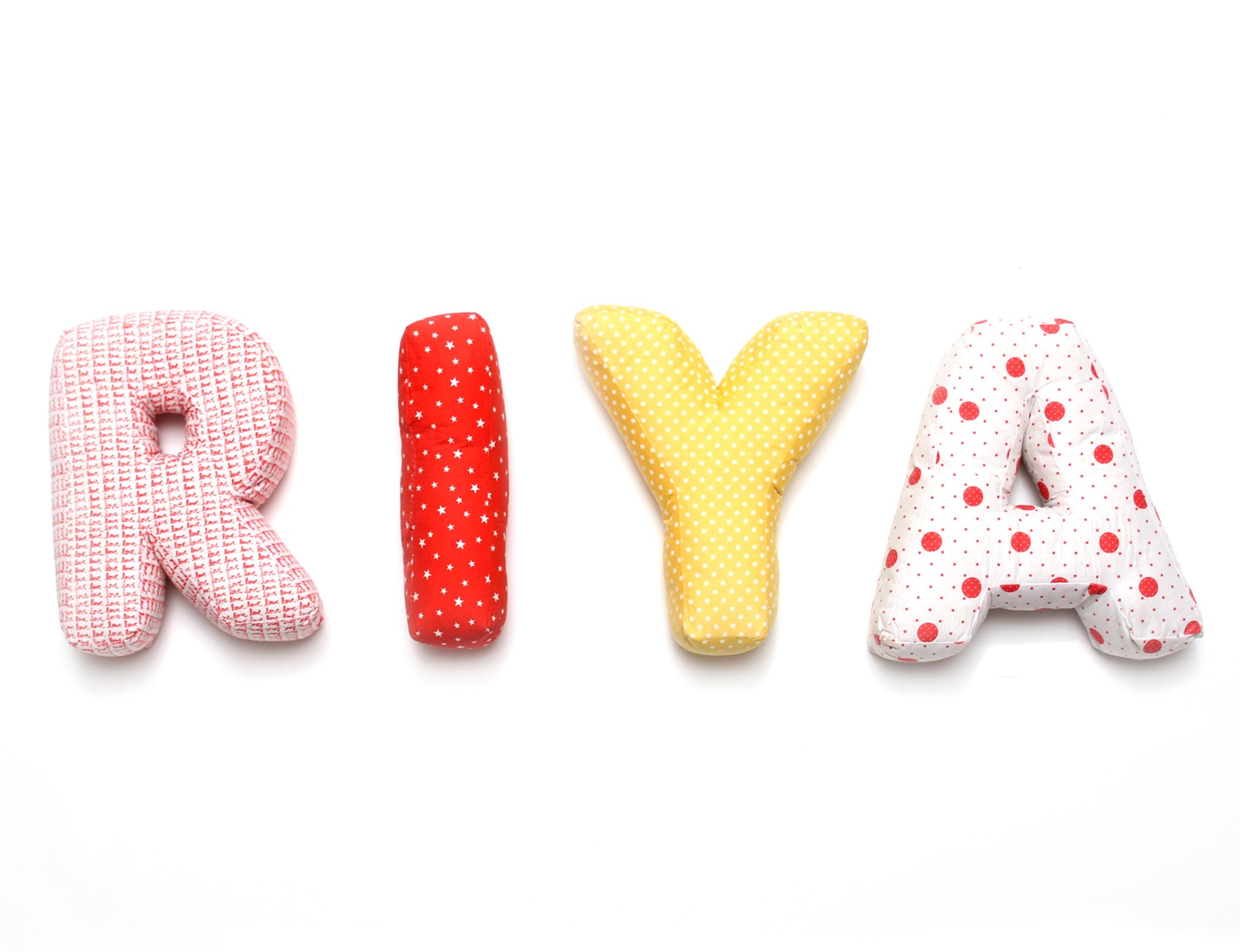 Personalised Letter Pillows - Kids Decor - My Baby Babbles