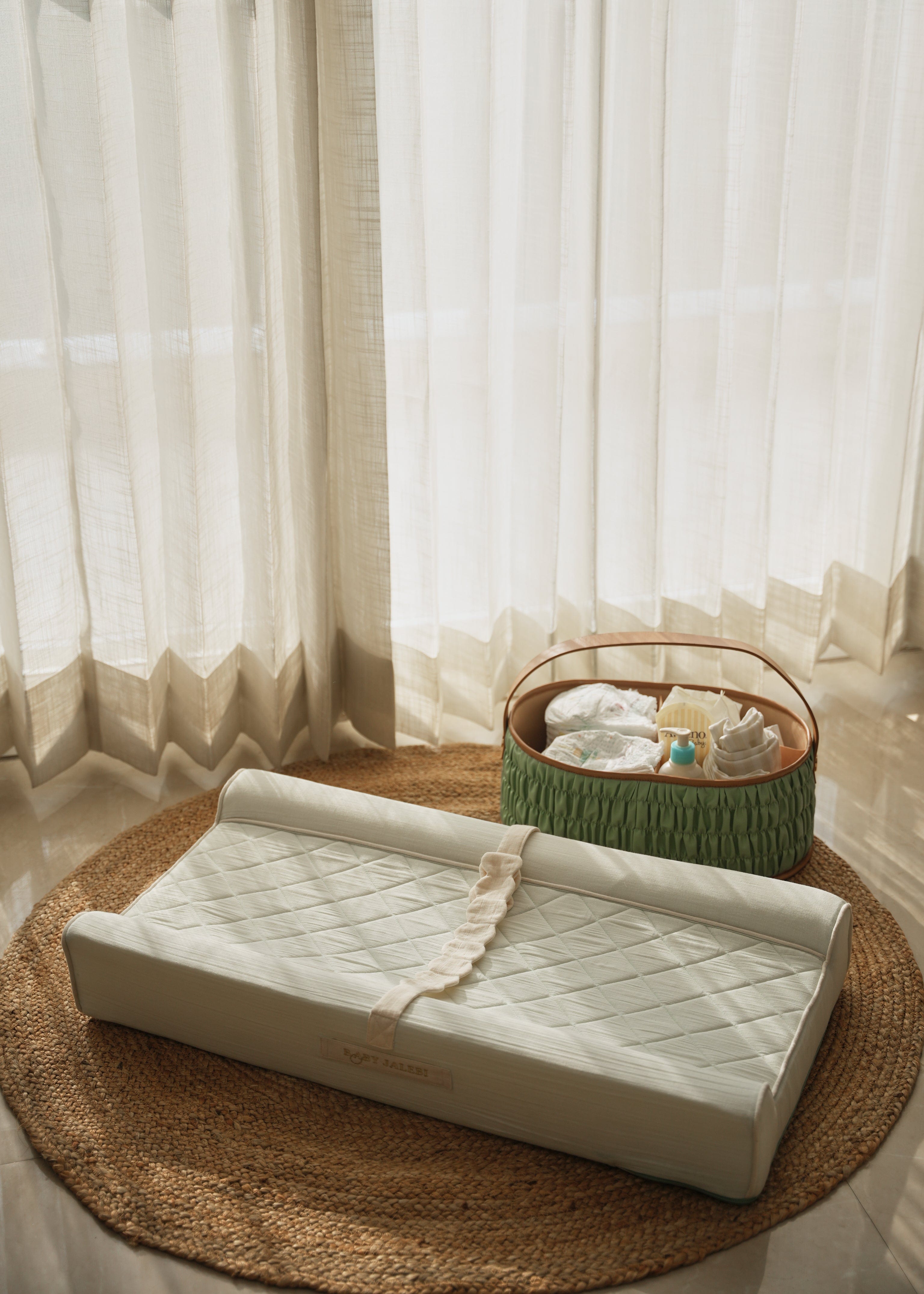 The Dune Diaper Caddy - Mint