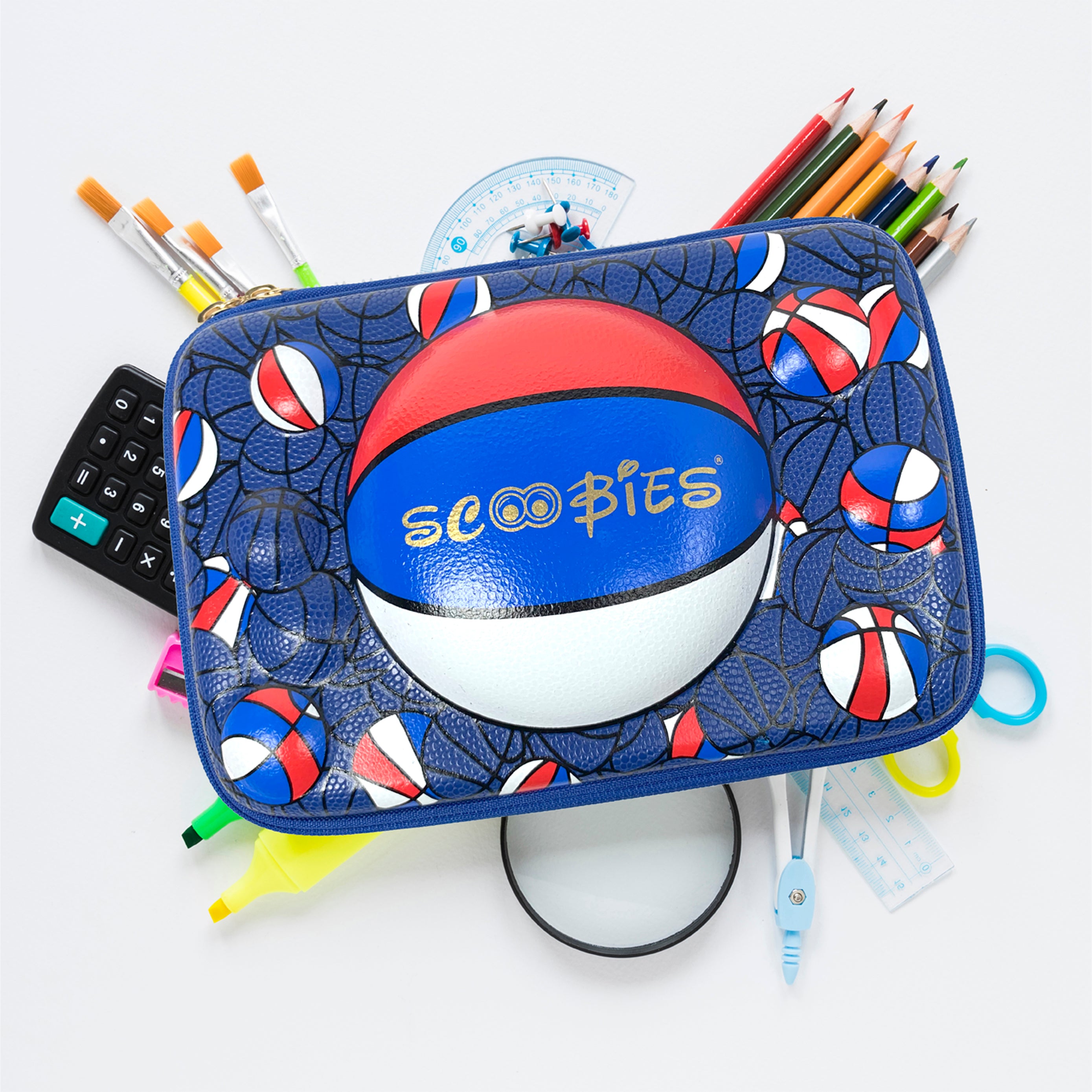3D Basketball Pencil Case | Quirky Design | Intriguing Colours