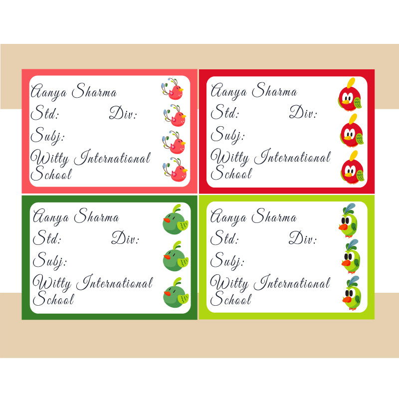 Birds of a Feather | Decorative Label Stickers | Set of 36 Birds of a Feather | Decorative Label Stickers | Set of 36