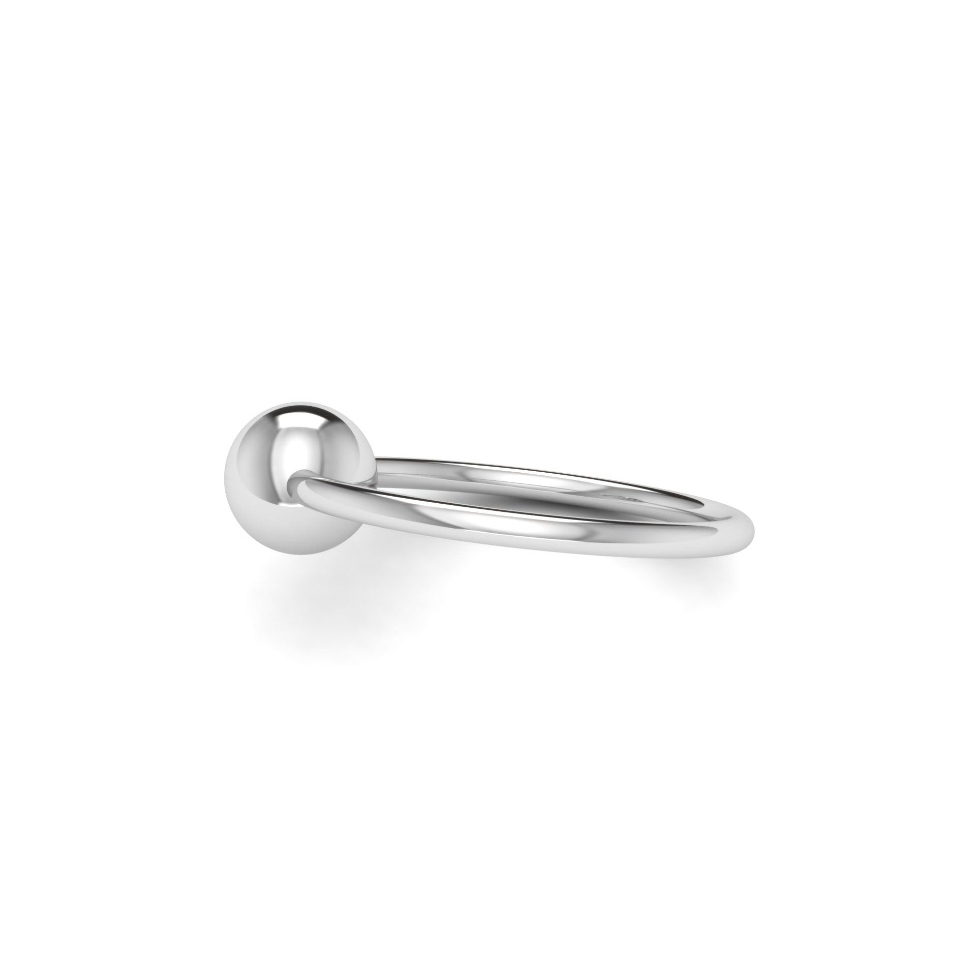 Sterling Silver Rattle & Teether - Single Ring