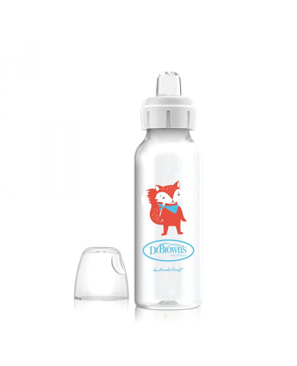 Dr. Brown's Narrow Sippy Spout Bottle - Fox