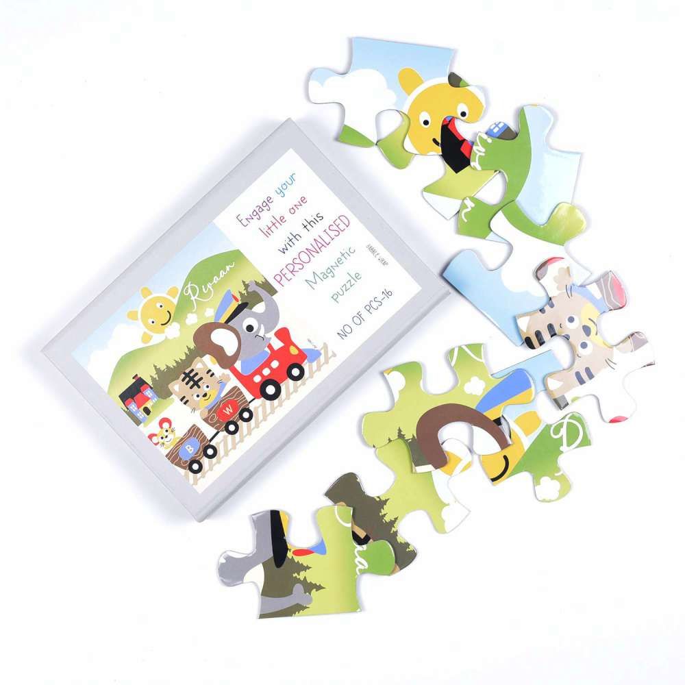 Magnetic Puzzles - Ellie on a Train