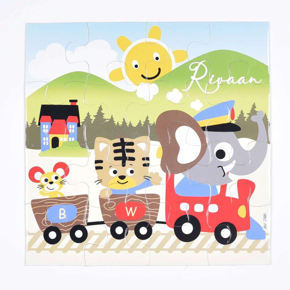 Magnetic Puzzles - Ellie on a Train