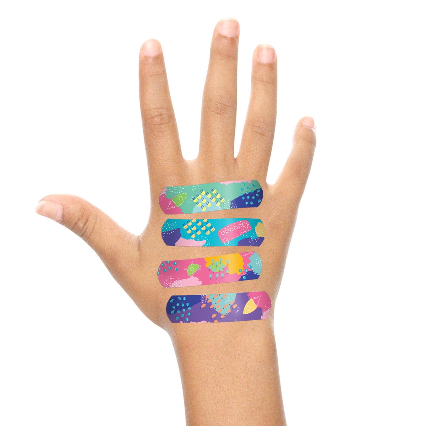 'Ouchie Kids Bandages' 20-Pack (Purple)