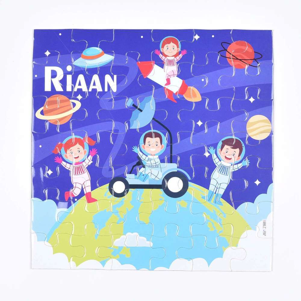 Magnetic Puzzles - Happy Astronauts