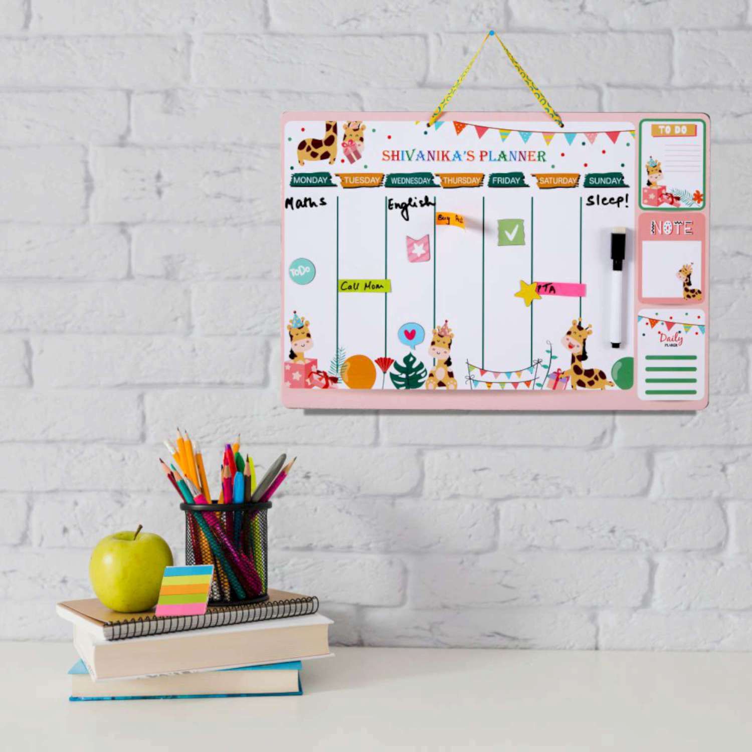 Magnetic Planner - Happy Giraffe