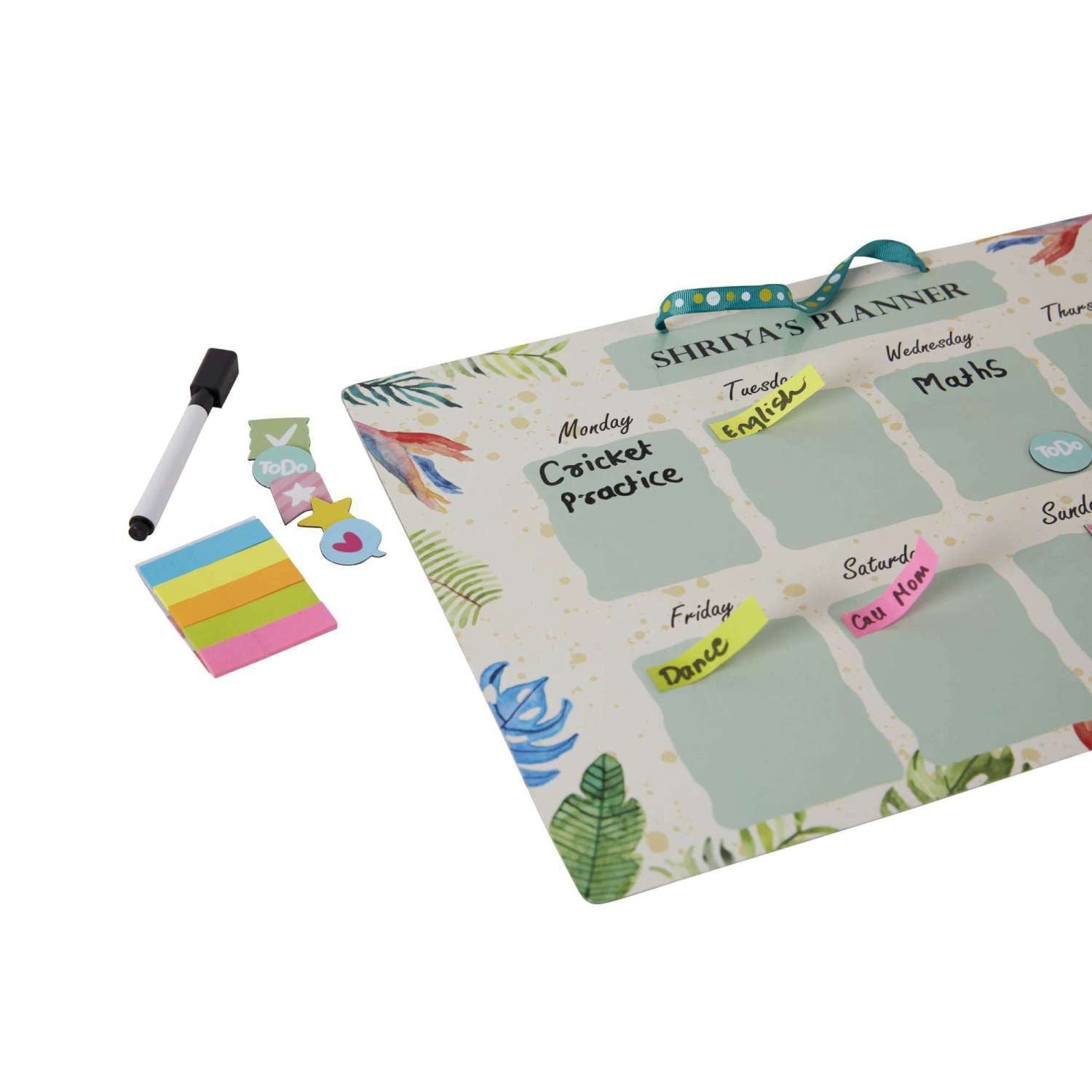 Magnetic Planner - Happy Leaves