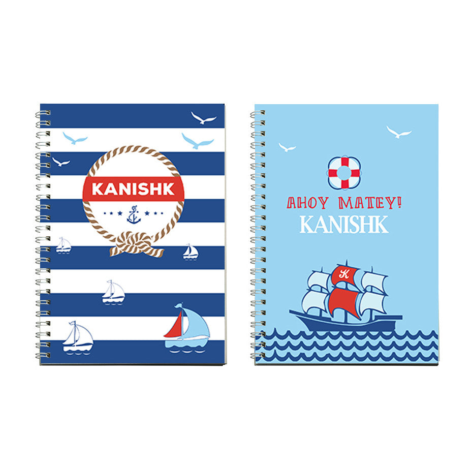 Notebooks - Nautical, Set of 2