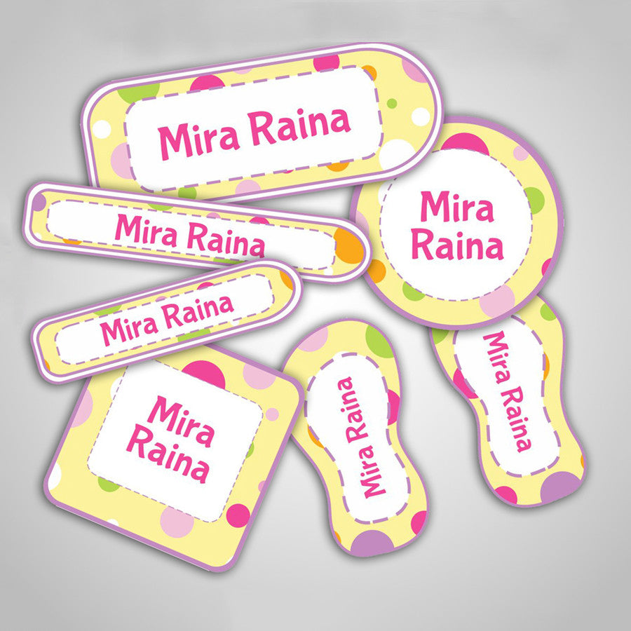 Polka Dot Labels Super Saver Set