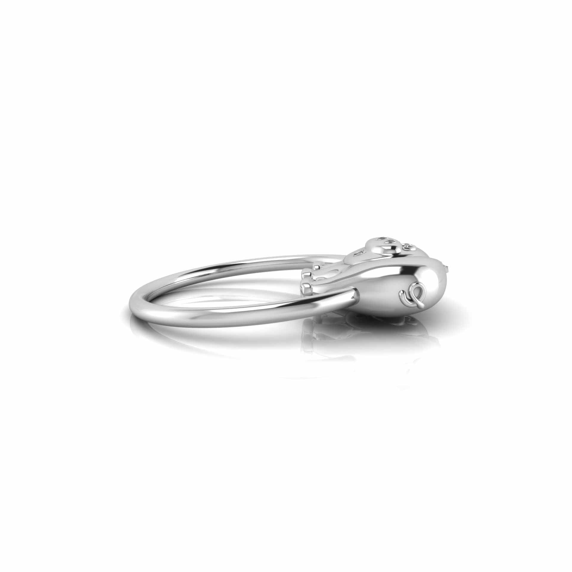 Silver Plated Piggy Rattle