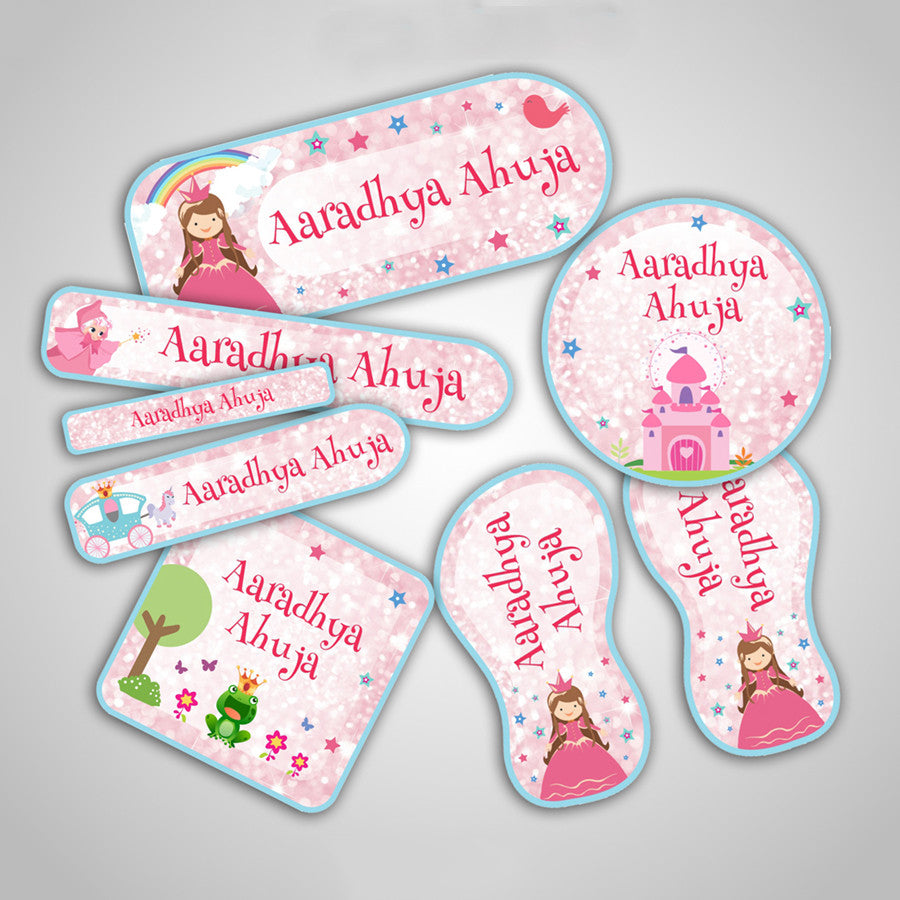 Princess Labels Super Saver Set