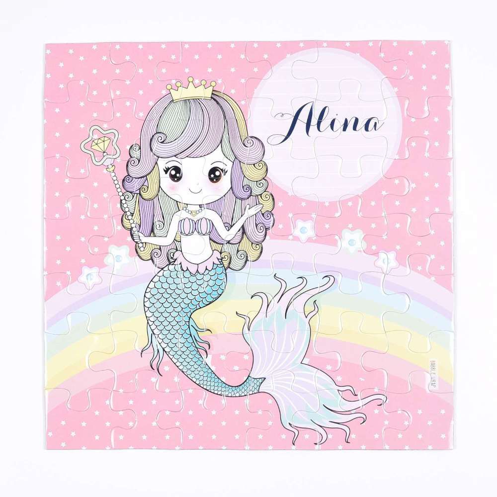 Magnetic Puzzles - Rainbow Mermaid