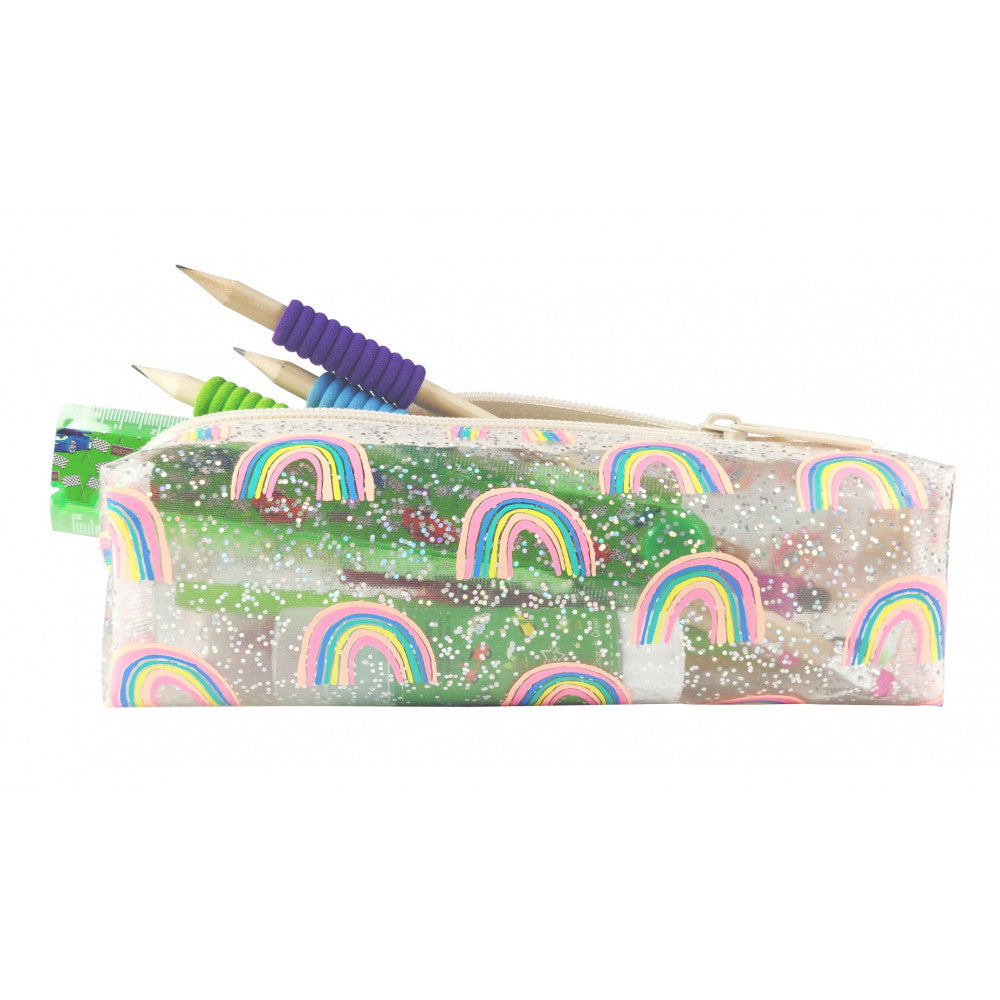 Rainbows N Glitter Pencil Case