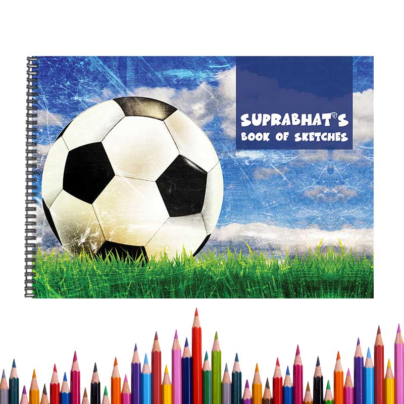 Personalised Football Sketch Book