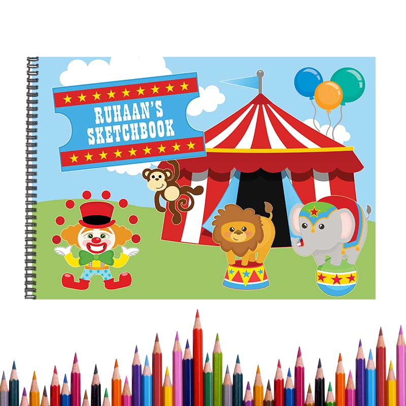 Personalised Carnival Sketch Book