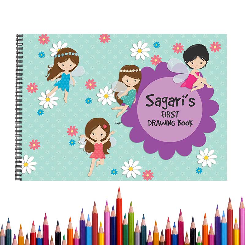 Personalised Fairies Sketch Book